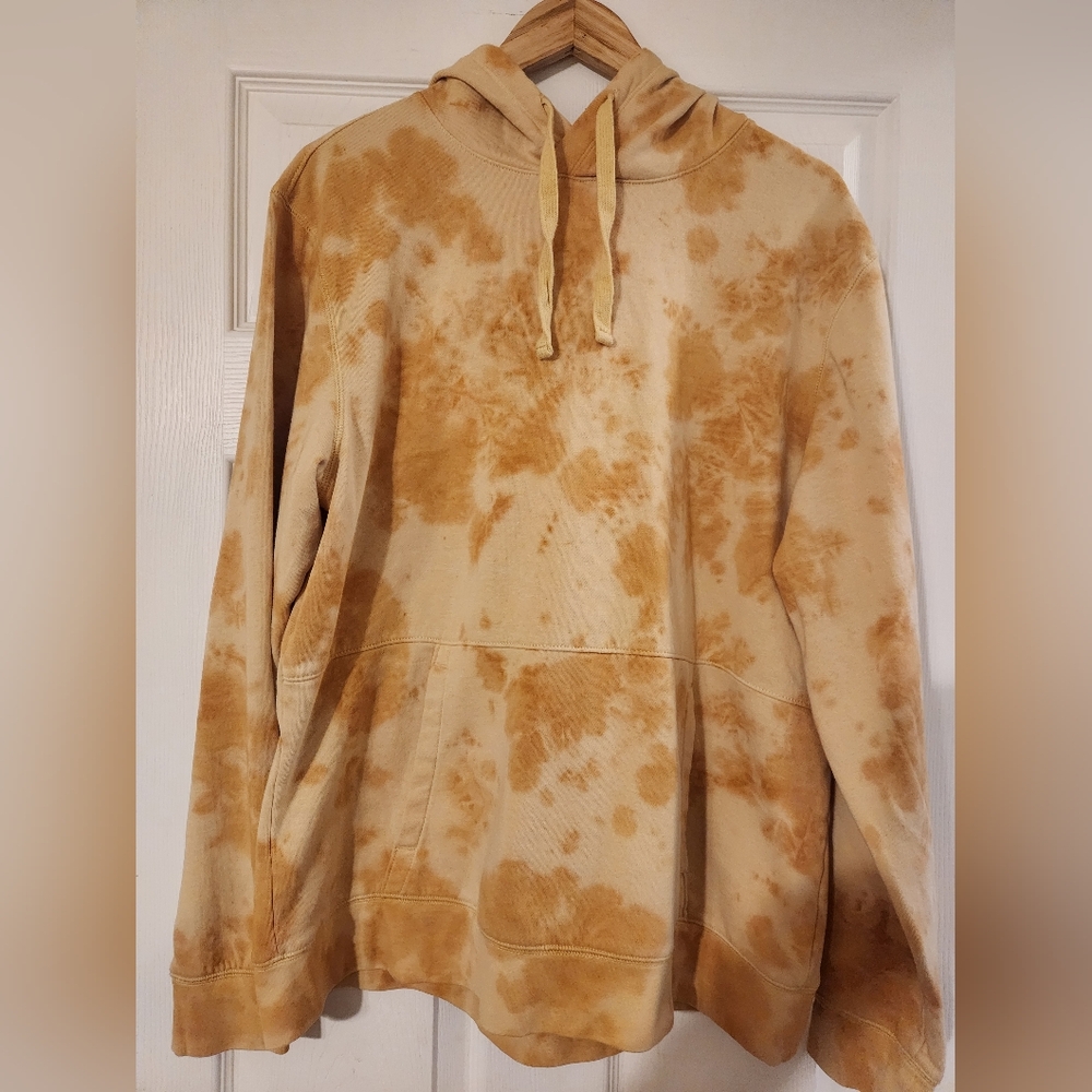 Alpine Women's Yellow Tie-Dye Hoodie